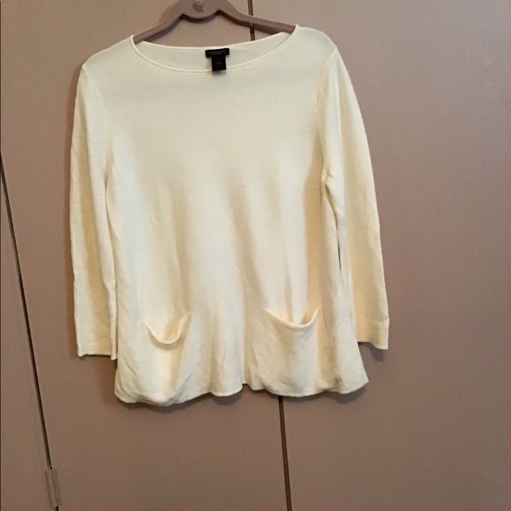 Cream sweater